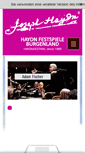 Mobile Screenshot of haydnfestival.at